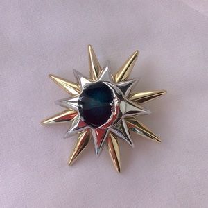 Liz Claiborne Moon Brooch